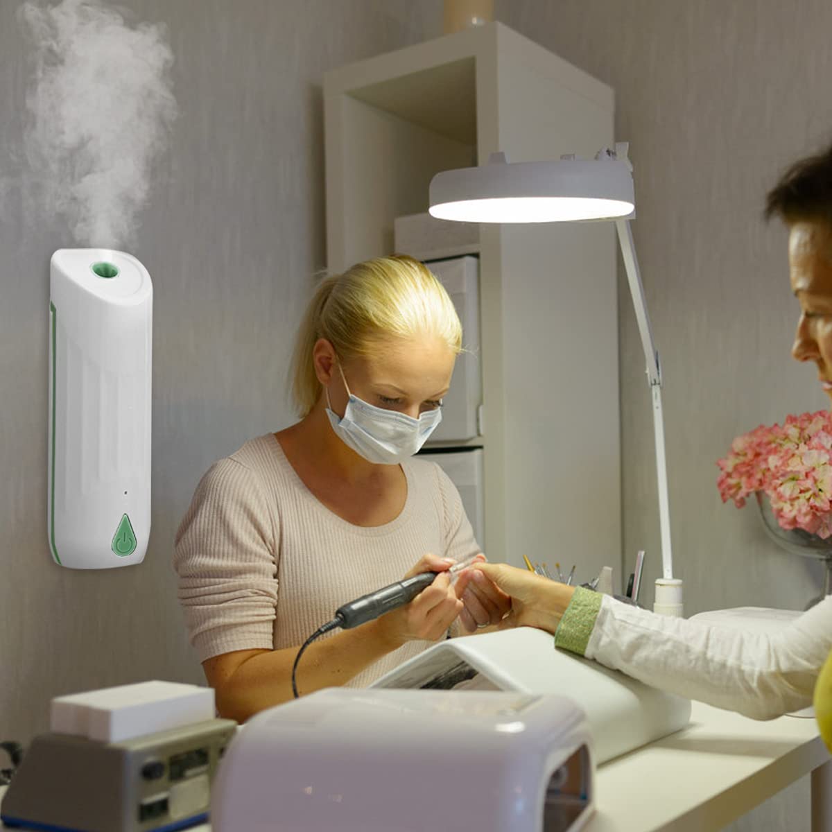 HANNEA Aroma Diffuser for Home Electric 500mAh Timing with Cool Mist Essential Oil Diffuser 26dB 3 Spray Modes Humidifier Scented Oil Diffuser for Yoga Portable Oil Diffuser for Home Fragrance Bedroom Travel HANNEA Aroma Diffuser for Home Electric 500mAh Timing with Cool Mist Essential Oil Diffuser 26dB 3 Spray Modes Humidifier Scented Oil Diffuser for Yoga Portable Oil Diffuser for Home Fragrance Bedroom Travel